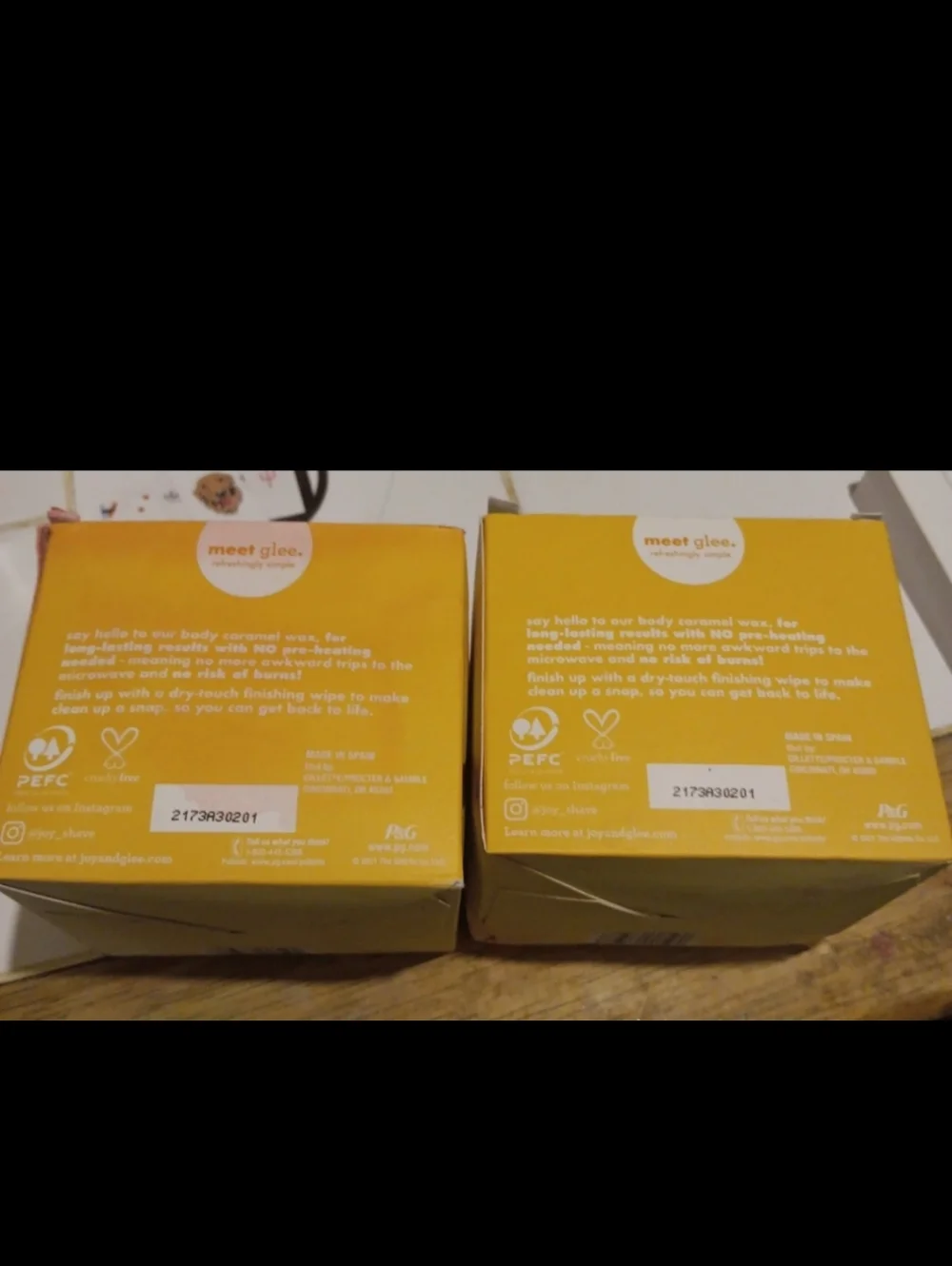 (2) Glee caramel body wax new and sealed - Picture 2 of 6